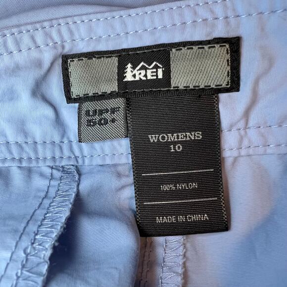 REI Women's Blue Cropped UPF 50 Pants Size 10 - Picture 3 of 6